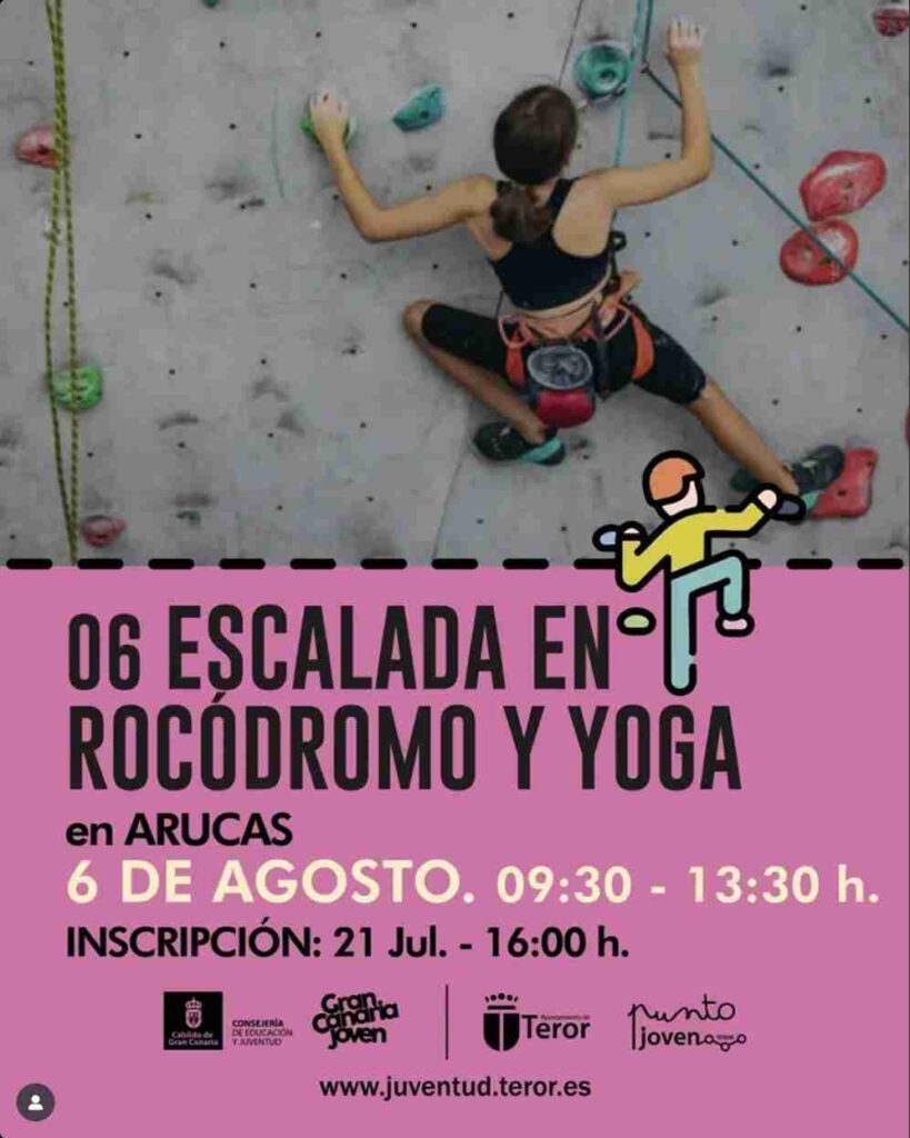 Deporte - Escalada en rocódromo y yoga