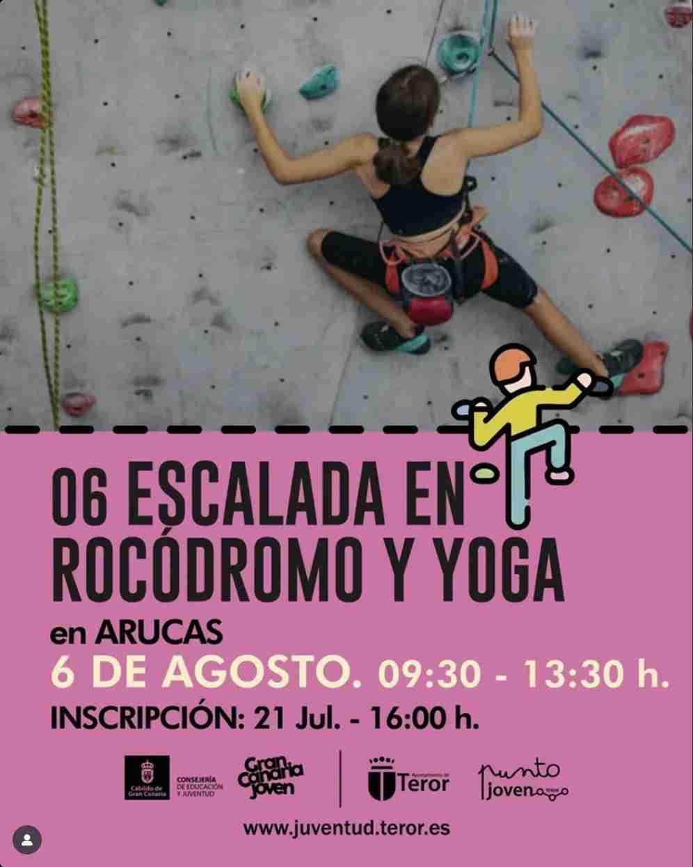 Deporte - Escalada en rocódromo y yoga