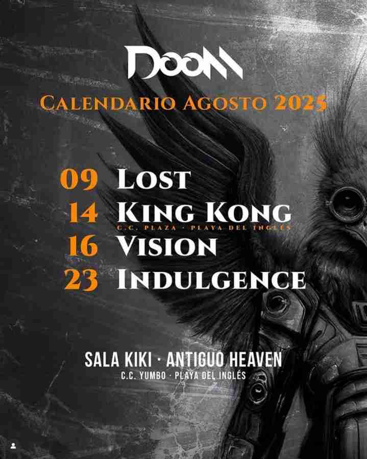 Fiesta - Doom - Calendario Agosto 2025