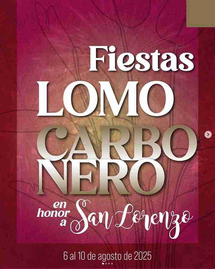 Programa de las Fiestas en Honor a San Lorenzo de Lomo Carbonero