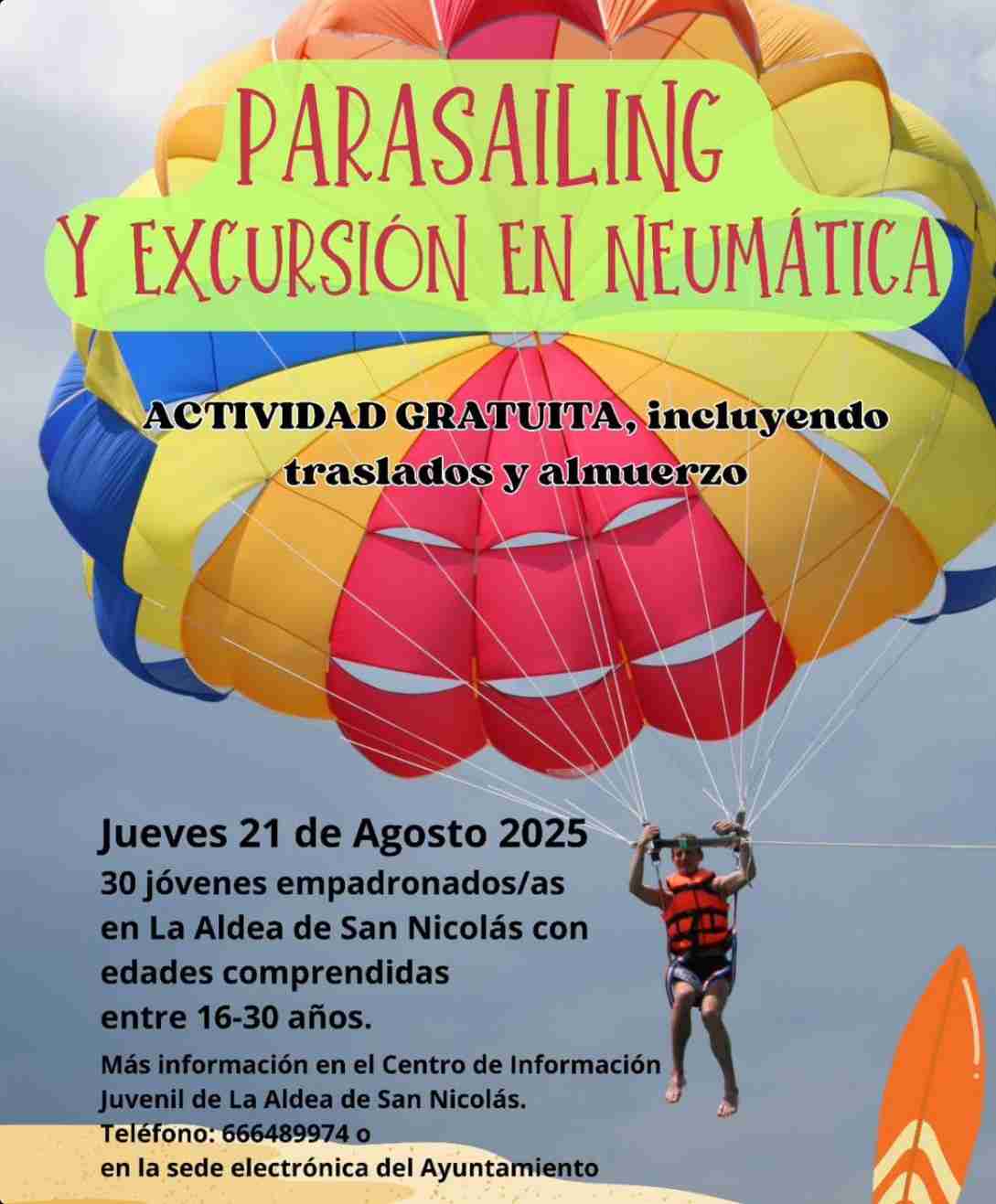 Deporte - Parasailing y neumática