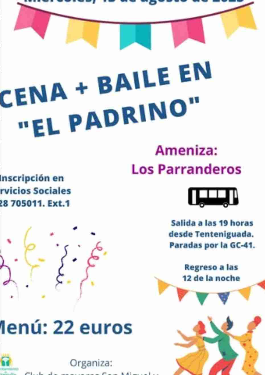 Cena + Baile mayores Valsequillo