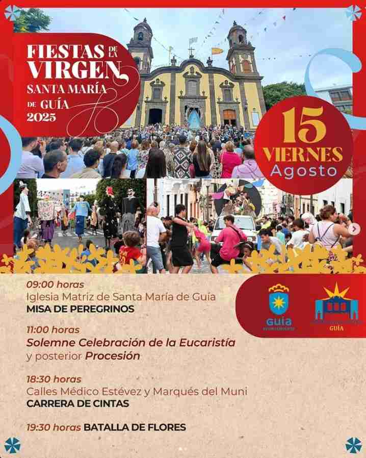 Fiestas - Santa María Guía 15 agosto