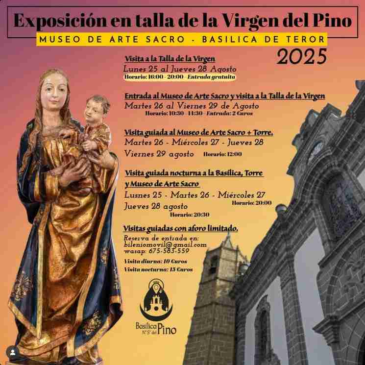 Visita guiada al Museo de Arte Sacro y Torre Amarilla de la Basílica de Teror, Gran Canaria.