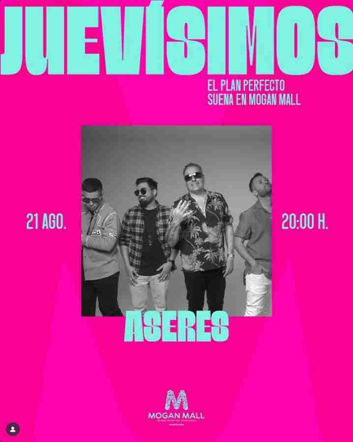 Música - Aseres en los Juevísimos del CC Mogán Mall, Gran Canaria.