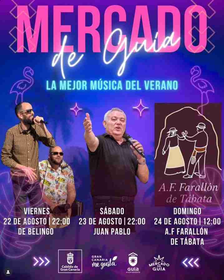 Música en el mercado de Guía 4ª semana Agosto