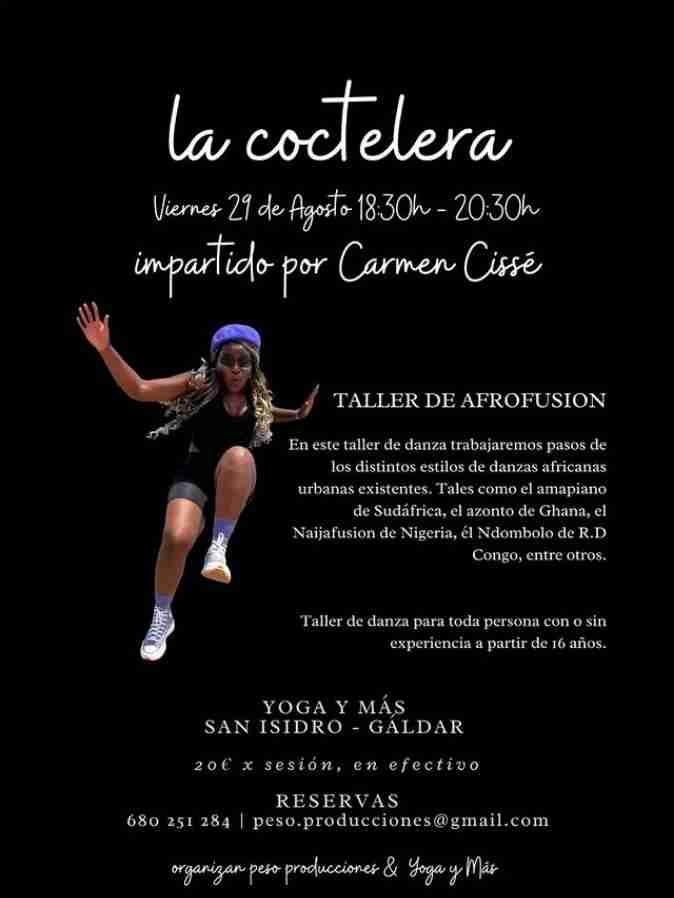 Danza - Taller de Afrofusión por Carmen Cissé en San Isidro, Gáldar, Gran Canaria.