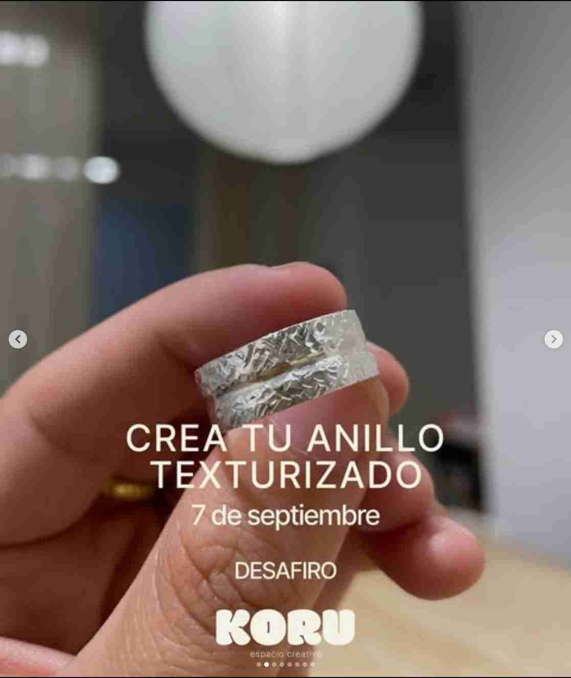 Taller - Anillo Texturizado