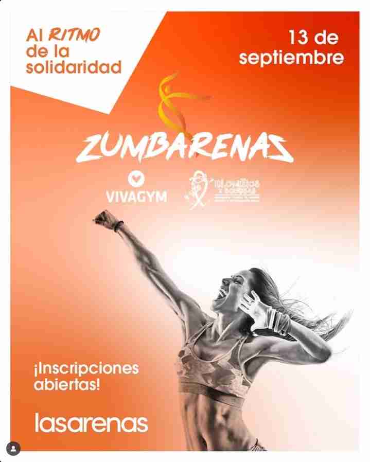 Deporte - Zumbarenas, al ritmo de la solidaridad, en la Plaza de la Fuente, CC Las Arenas, Las Palmas de Gran Canaria.