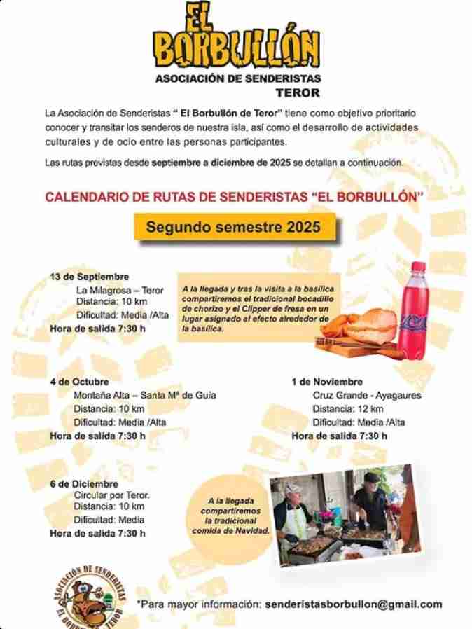 Rutas de Senderismo con El Borbullón, Asociación de Senderistas.