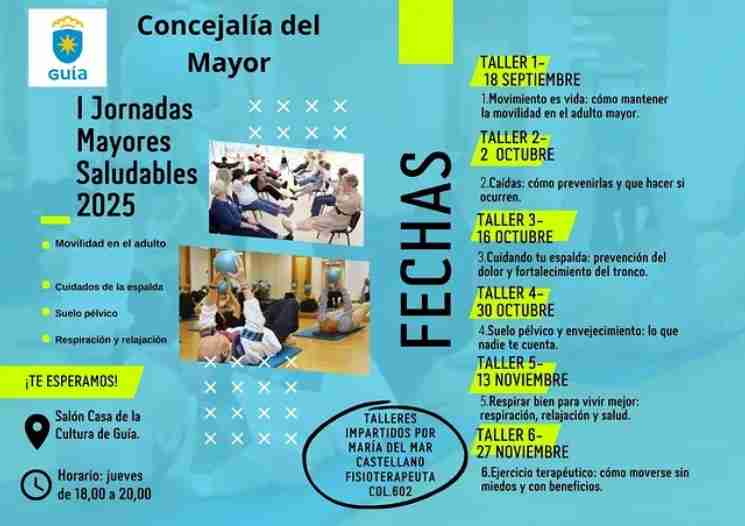 I Jornadas Mayores Saludables en Guía, Gran Canaria.
