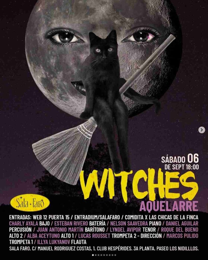 Concierto "Witches Aquelarre" en Sala Faro, Las Palmas de Gran Canaria.