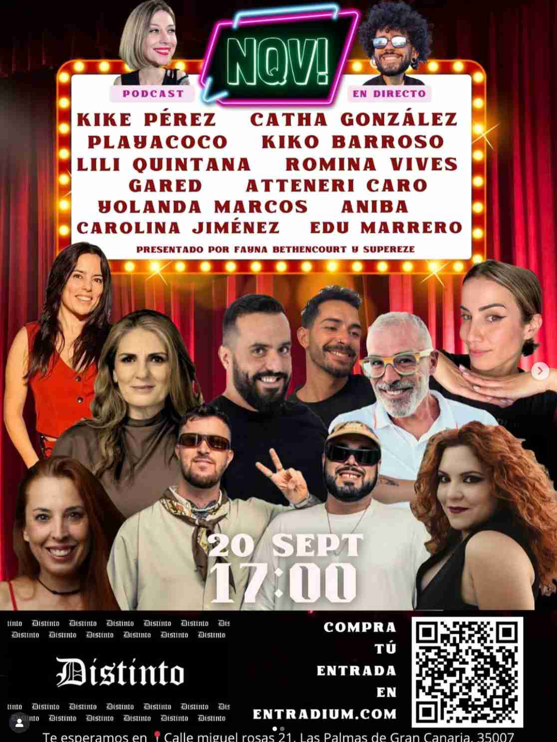 Grabación del Podcast "No, qué va!!!" en Distinto Pub de Las Palmas de Gran Canaria.