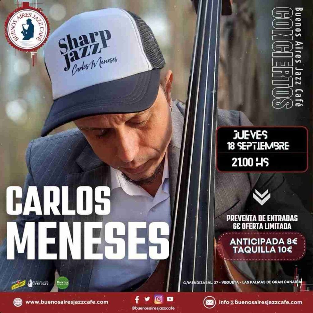 Concierto Baires - Carlos Meneses en Buenos Aires Jazz Café, Las Palmas de Gran Canaria.