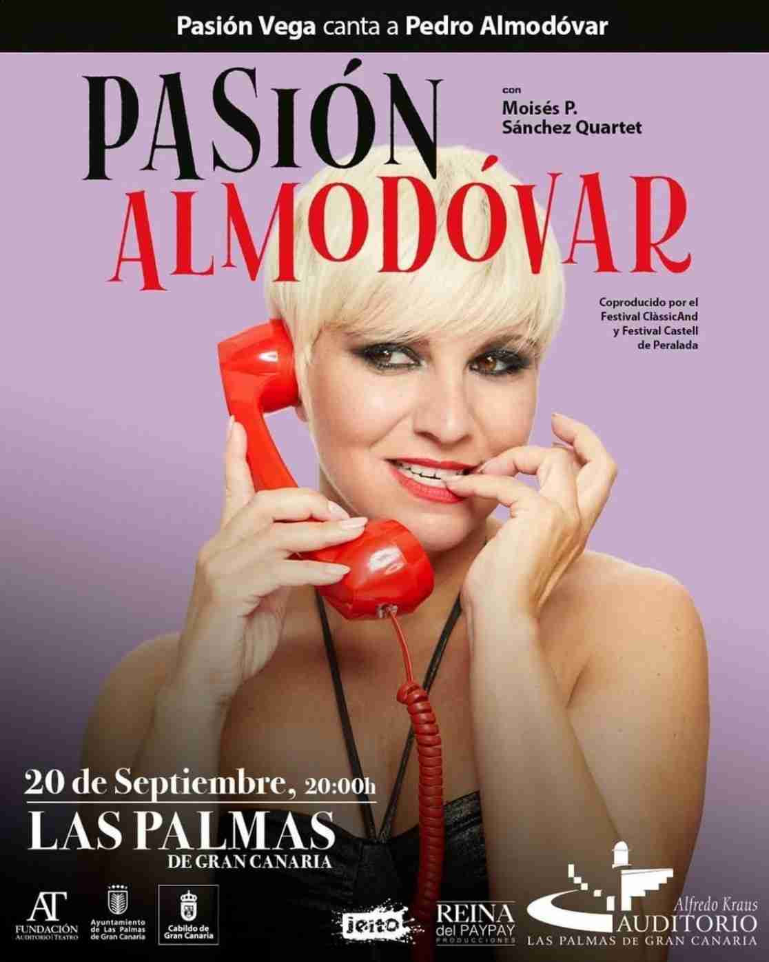 Concierto PASIÓN ALMODÓVAR en el Auditorio Alfredo Kraus, Las Palmas de Gran Canaria.