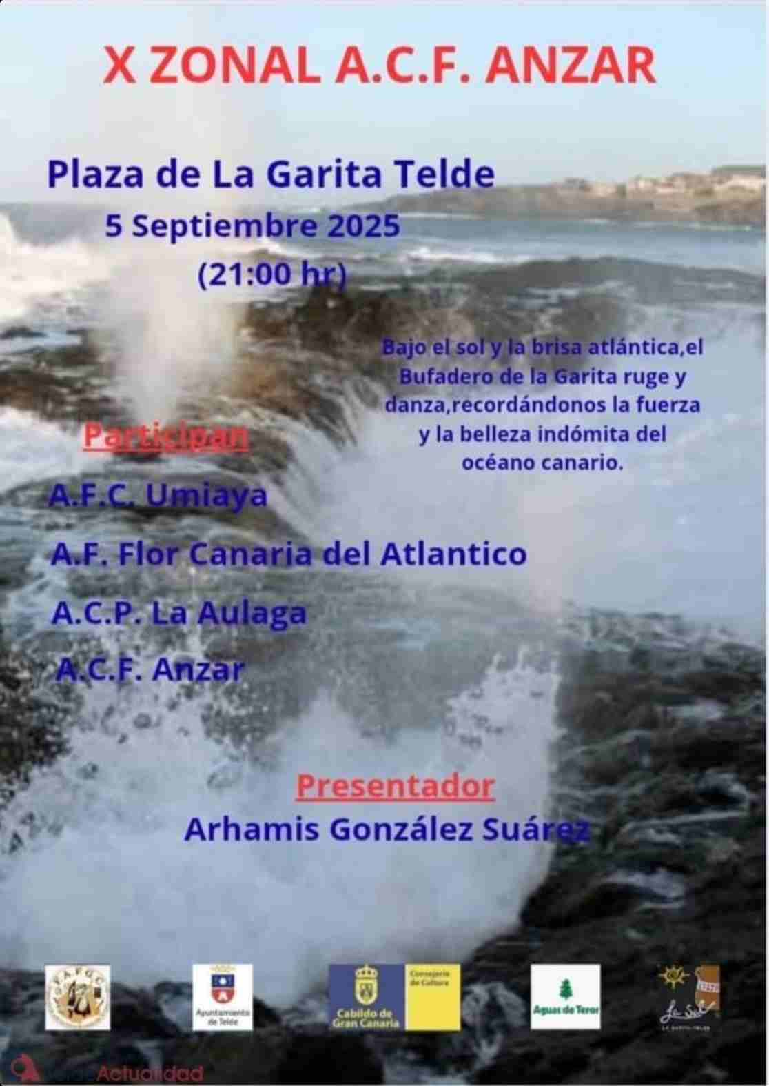 Música - X Zonal A.C.F. Anzar en la Plaza de la Garita, Telde, Gran Canaria.
