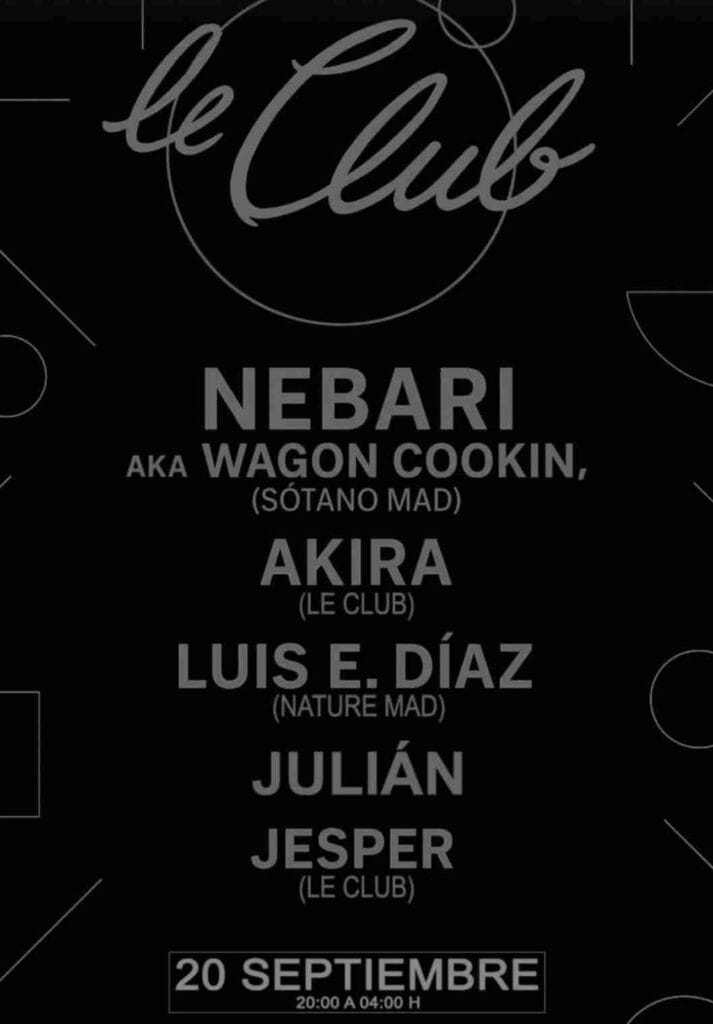 Fiesta - "Le Club" en The Room, Las Palmas de Gran Canaria - Eventos Gran Canaria