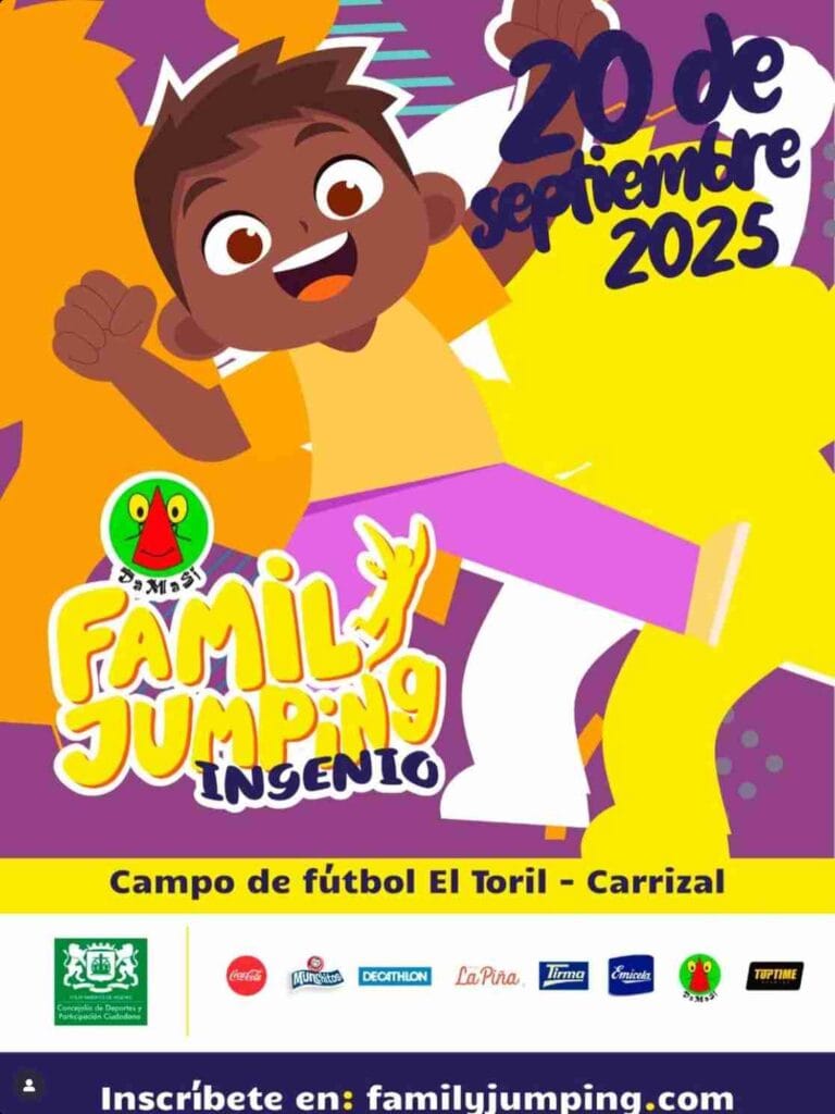 Infantil - Family Jumping en el Campo de Fútbol El Toril, Ingenio, Gran Canaria.