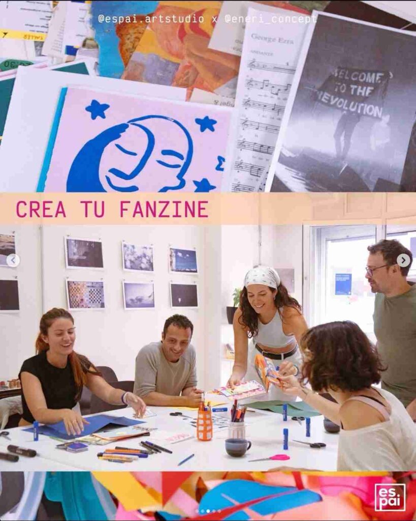 Taller de creatividad - "Crea tu Fanzine" con @eneri_concept en Espai Art Studio, Las Palmas de Gran Canaria.