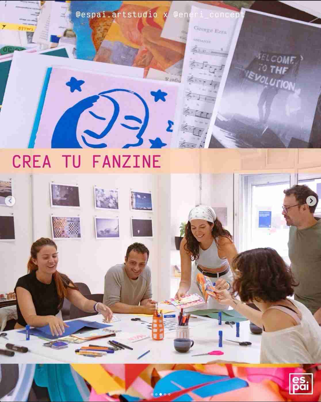 Taller de creatividad - "Crea tu Fanzine" con @eneri_concept en Espai Art Studio, Las Palmas de Gran Canaria.