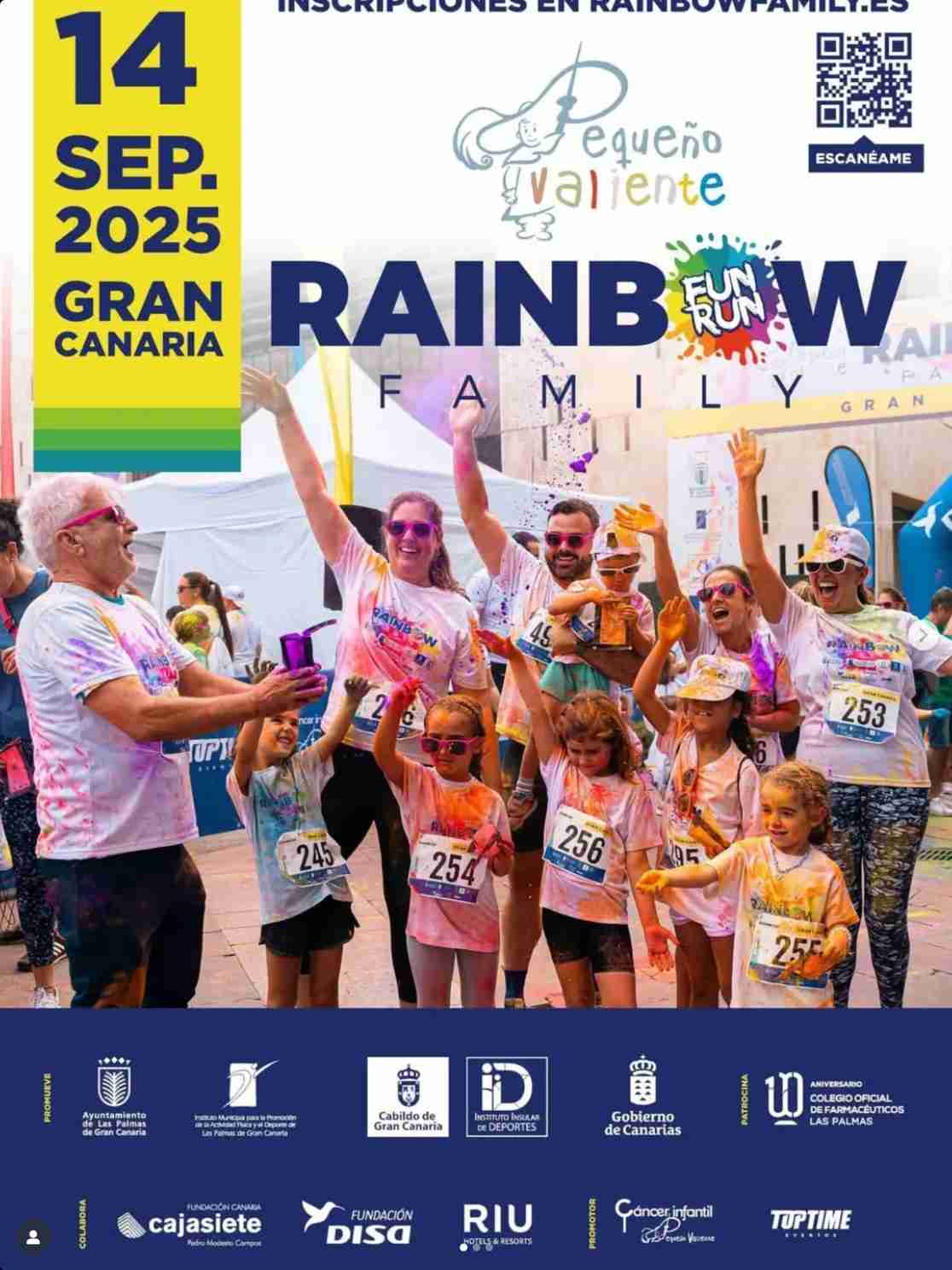 Deporte - Rainbow Family Run Run en las inmediaciones del Teatro Pérez Galdós, Las Palmas de Gran Canaria.