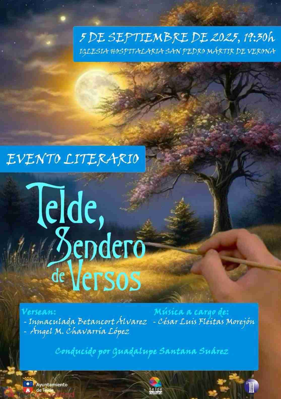 Evento Literatura - Telde, sendero de versos en la Iglesia Hospitalaria San Pedro Mártir de Verona, Telde, Gran Canaria.