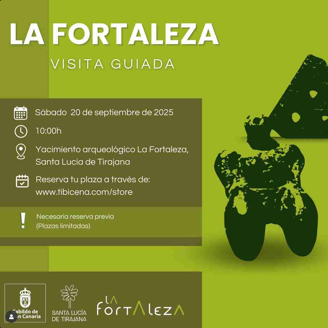 Visita guiada al Yacimiento y Museo de la Fortaleza, Santa Lucía de Tirajana, Gran Canaria.