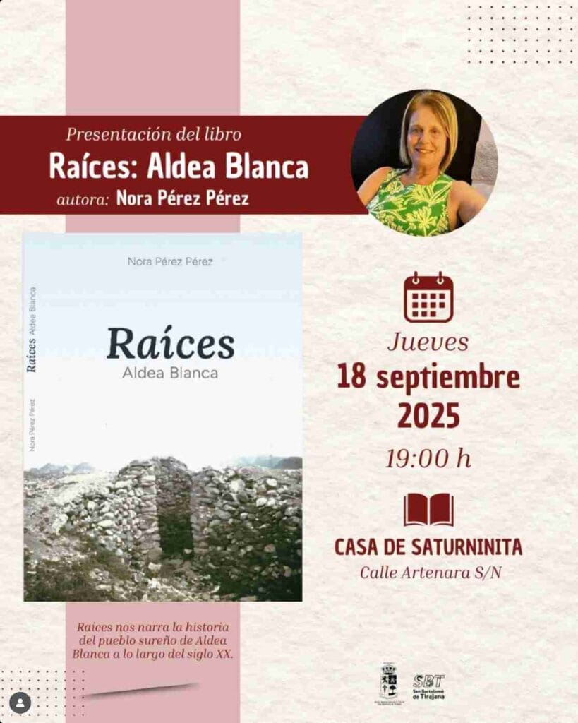 Presentación del Libro "Raíces. Aldea Blanca" de    ́   ́  en el Centro de Arte Casa Saturninita de San Fernando de Maspalomas, Gran Canaria.