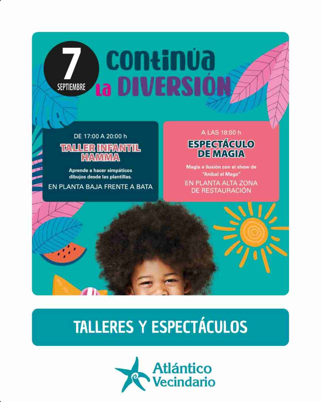 Diversión infantil en el CC Atlántico Vecindario, Santa Lucía de Tirajana, Gran Canaria.
