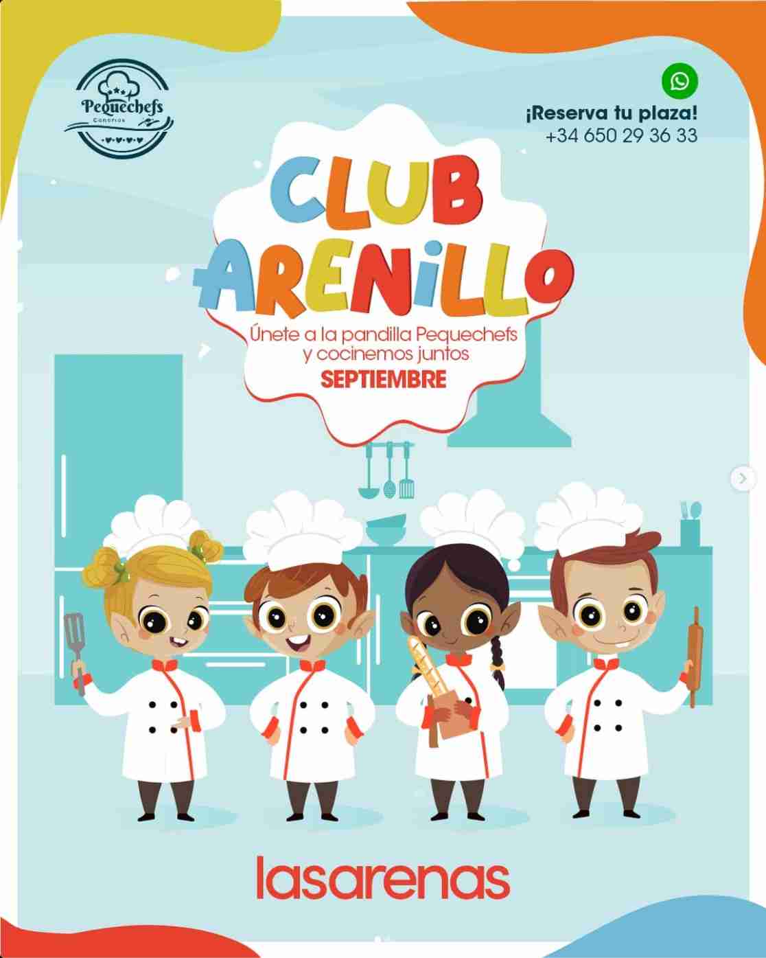Infantil - Taller Pequechefs del Club Arenillo en el CC Las Arenas, Las Palmas de Gran Canaria.