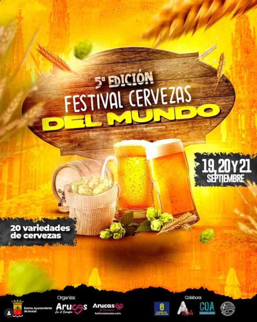 Festival Cervezas del Mundo en Arucas, Gran Canaria