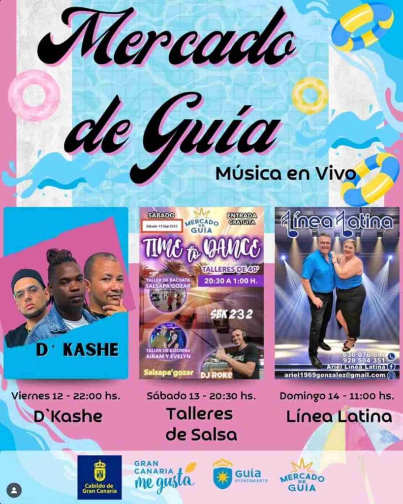 Música en el mercado de Guía 2ª semana Septiembre