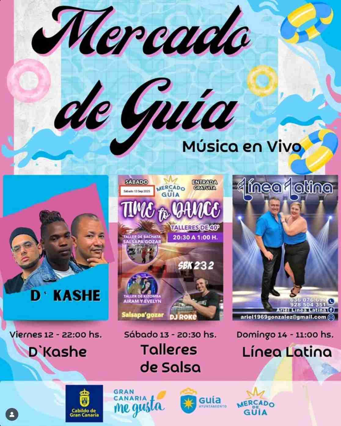 Música en el mercado de Guía 2ª semana Septiembre