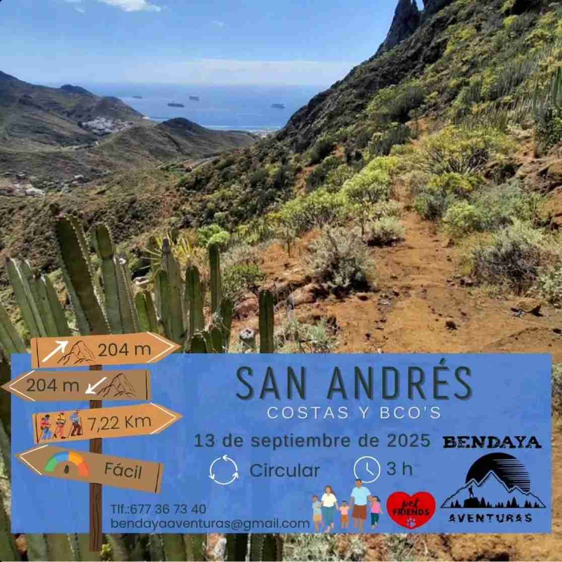 Ruta de Senderismo - San Andrés, barrancos, presas y margullo en Arucas, Gran Canaria, con Bendaya Aventuras.