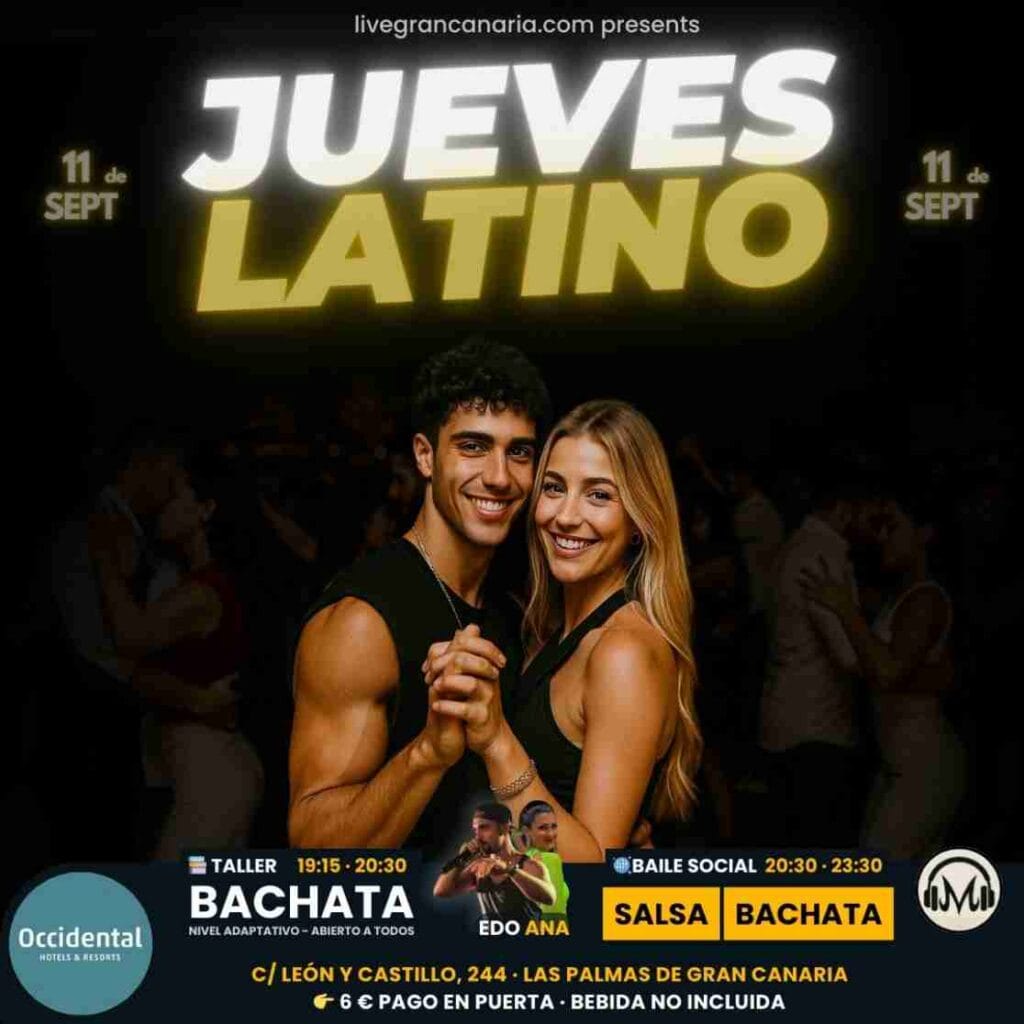 Fiesta "Jueves Latino" by livegrancanaria.com en el Hotel Occidental, Las Palmas de Gran Canaria.