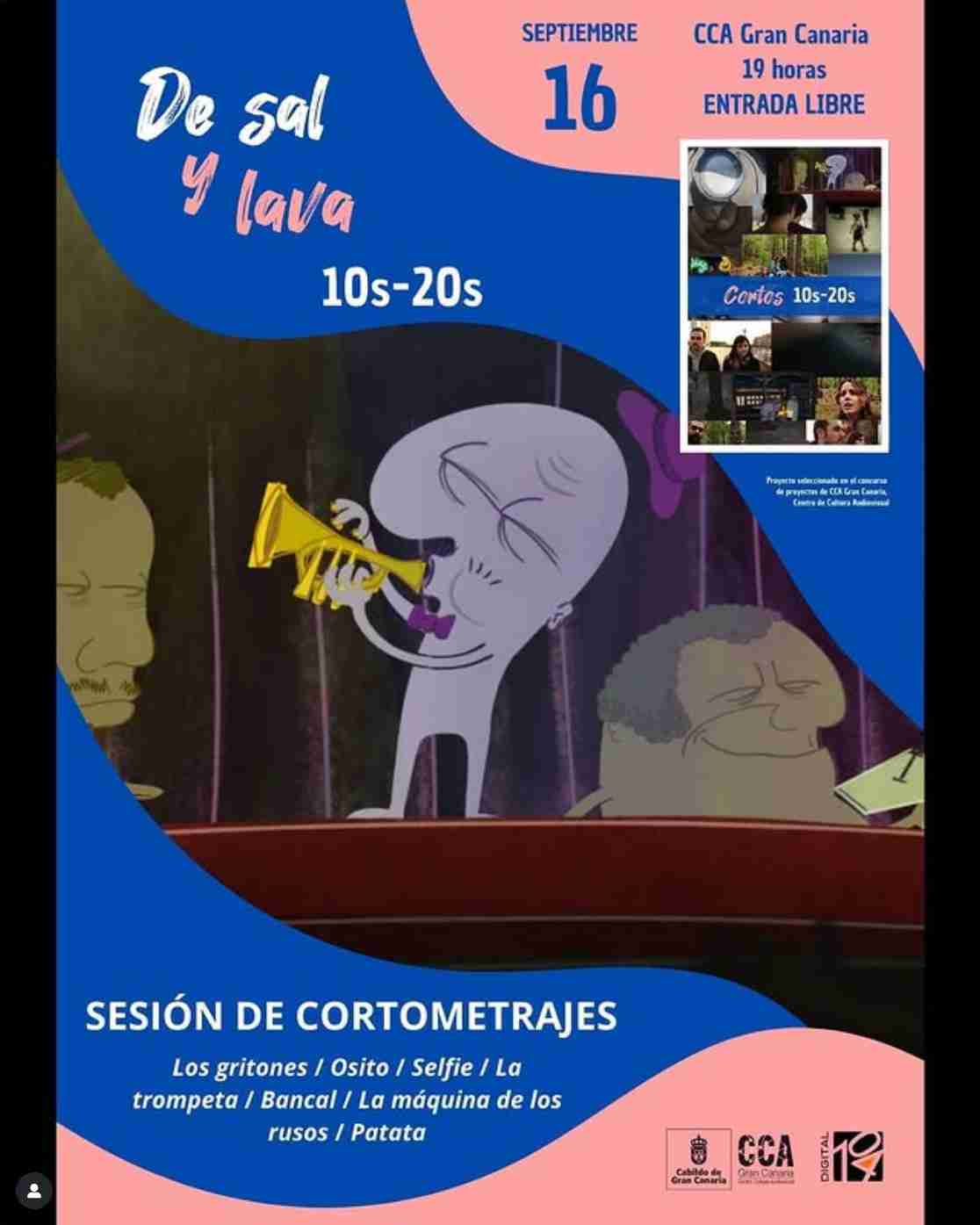 Cine - De Sal y Lava (Sesión de Cortometrajes)