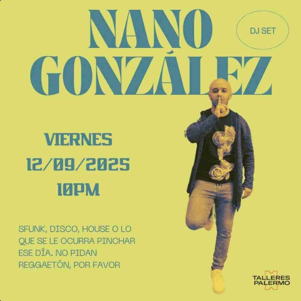 Fiesta - Nano González sesión Dj en Talleres Palermo, Las Palmas de Gran Canaria.