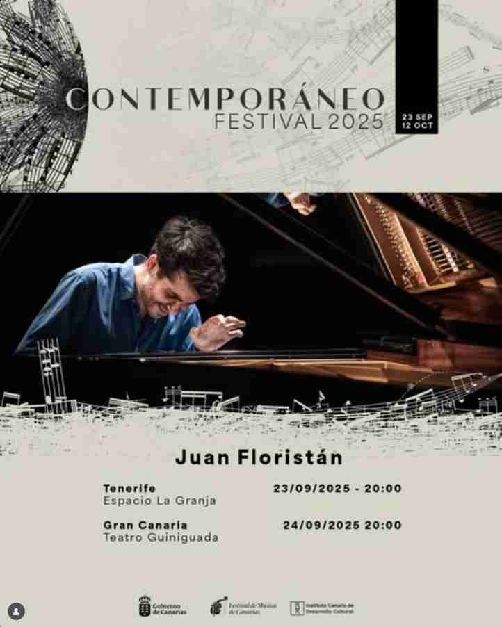 Concierto de JUAN FLORISTÁN en el Teatro Guiniguada, Las Palmas de Gran Canaria.