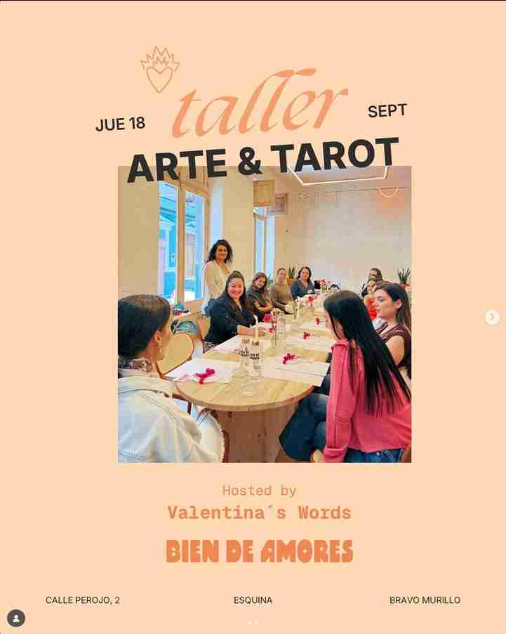 Taller - Arte & Tarot en Bien de Amores, Las Palmas de Gran Canaria.
