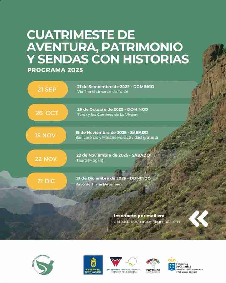 Rutas de Senderismo de Turcon Ecología.