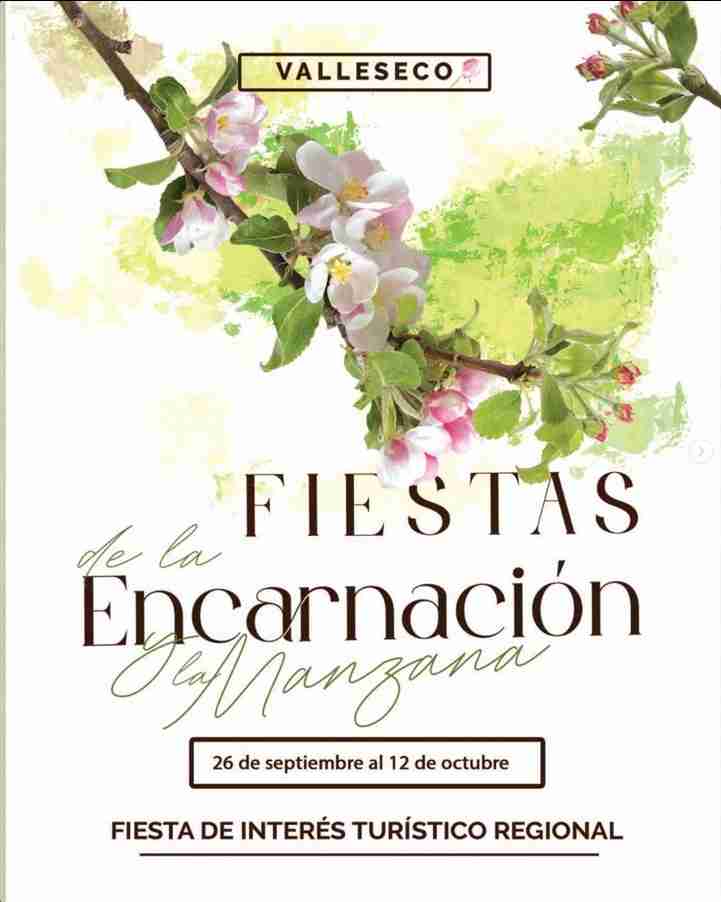 Programa de las Fiestas de La Encarnación y la Manzana en Valleseco, Gran Canaria