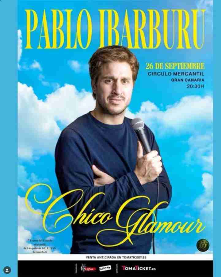 Humor con "Chico Glamour" de Pablo Ibarburu en el Círculo Mercantil de Las Palmas de Gran Canaria.