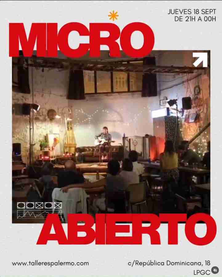 Música - Noche de micro abierto en Talleres Palermo, Las Palmas de Gran Canaria.