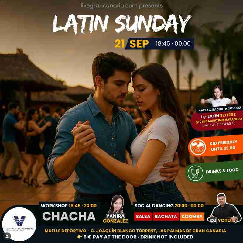 Fiesta "Latin Sunday" by LiveGranCanaria en el Club Marítimo Varadero, Las Palmas de Gran Canaria.