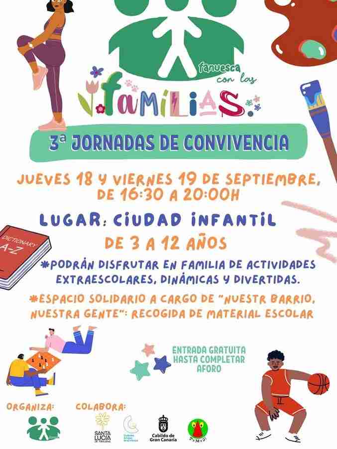 3ª Jornadas de convivencia de Familias con Fanuesca en la Ciudad Infantil de Vecindario, Santa Lucía, Gran Canaria.