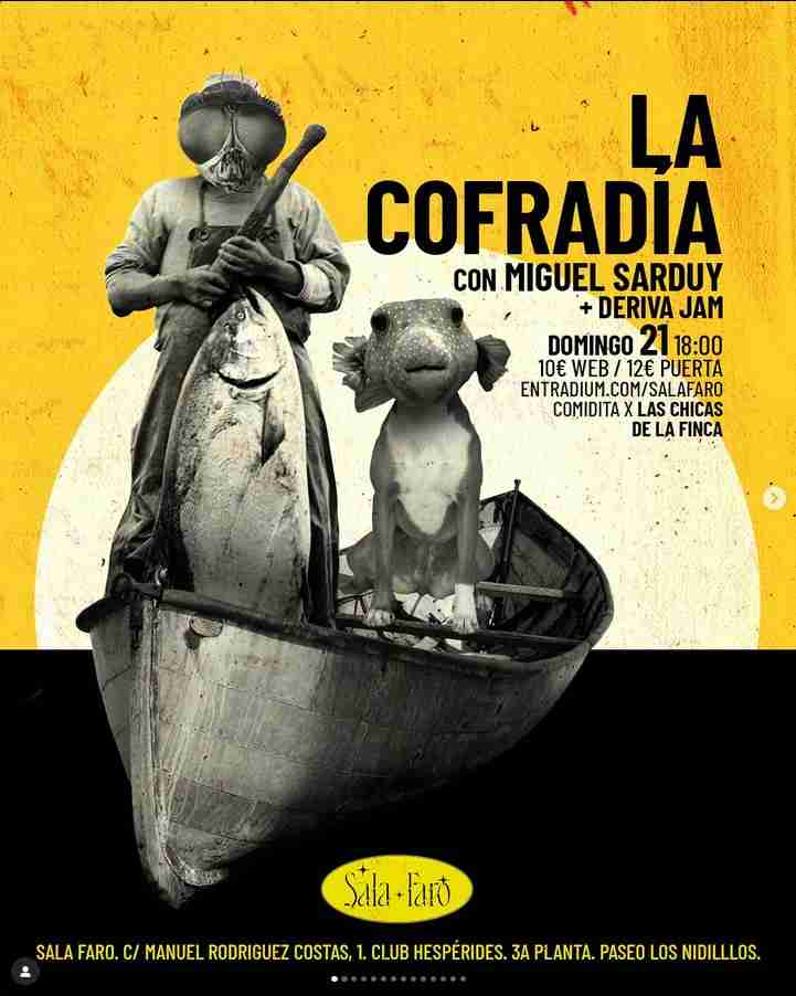 Concierto de La Cofradía en Sala Faro, Las Palmas de Gran Canaria.