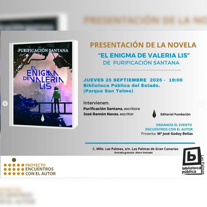 Presentación - Libro: El enigma de Valeria Lis