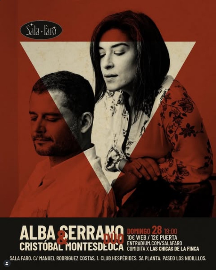 Concierto de Alba Serrano & Cristobal Montesdeoca en Sala Faro, Las Palmas de Gran Canaria.