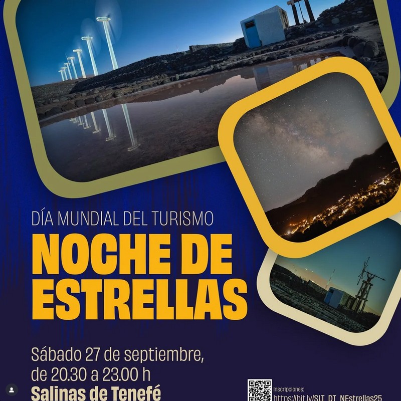 Astronomía - Noche de estrellas en Las Salinas de Tenefé, Santa Lucía de Tirajana, Gran Canaria.