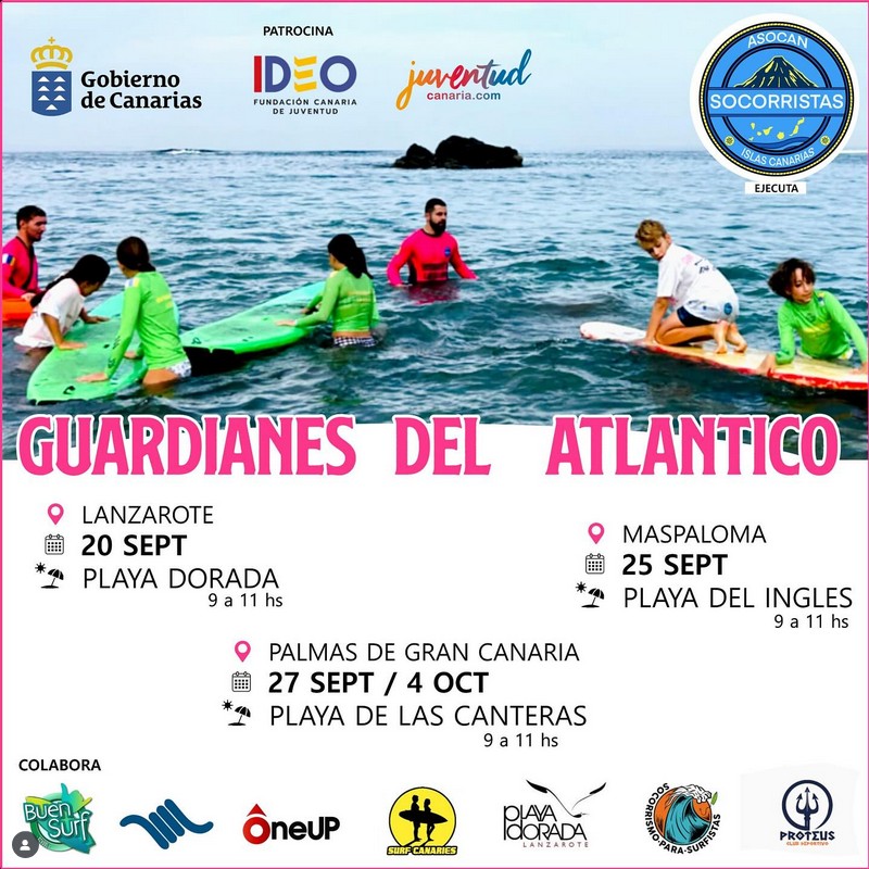 Taller - Guardianes del atlántico, para jóvenes de 12 a 17 años, en Maspalomas y Las Palmas de Gran Canaria.